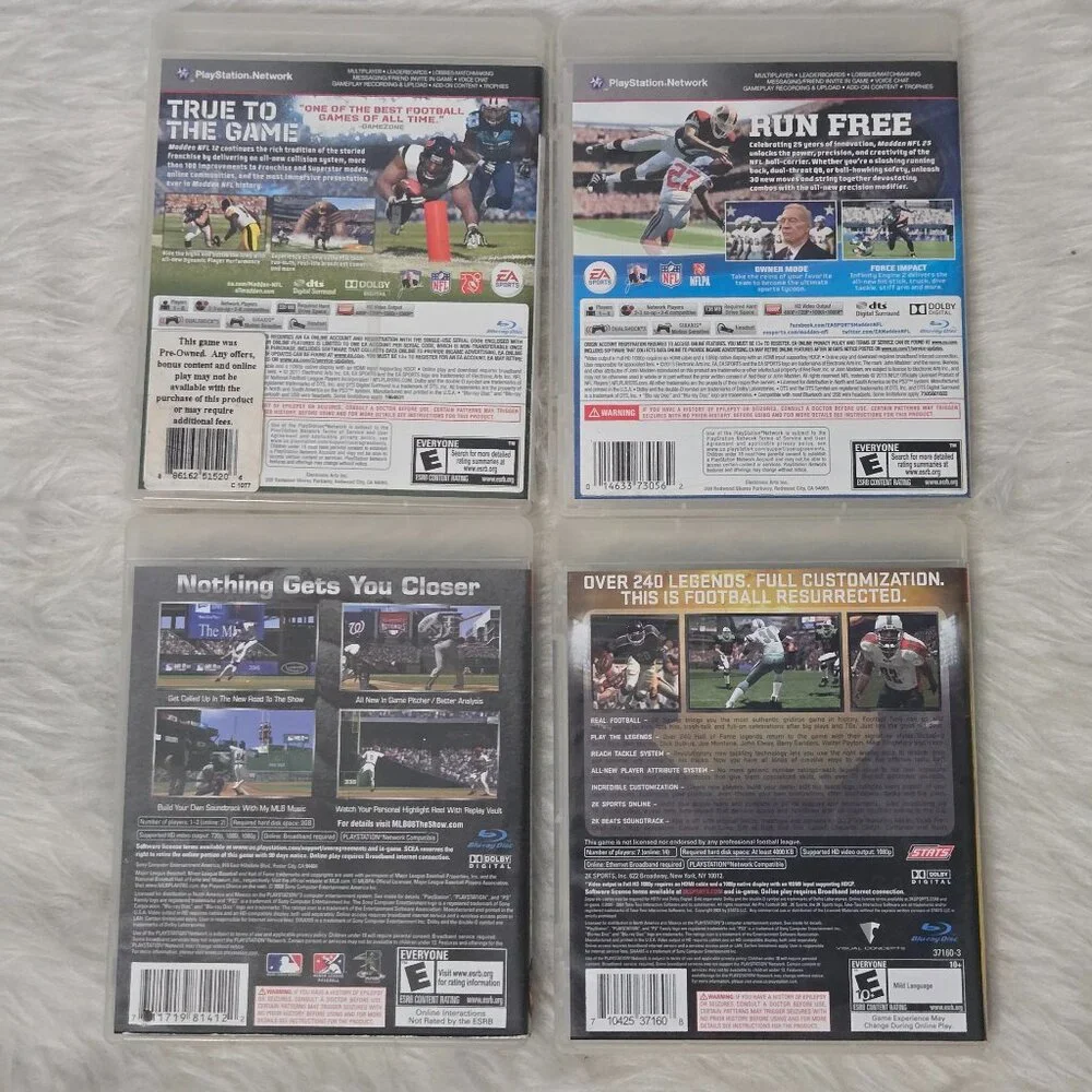 Playstation 3 Sports Video Games PLUS Guitar Hero World Tour